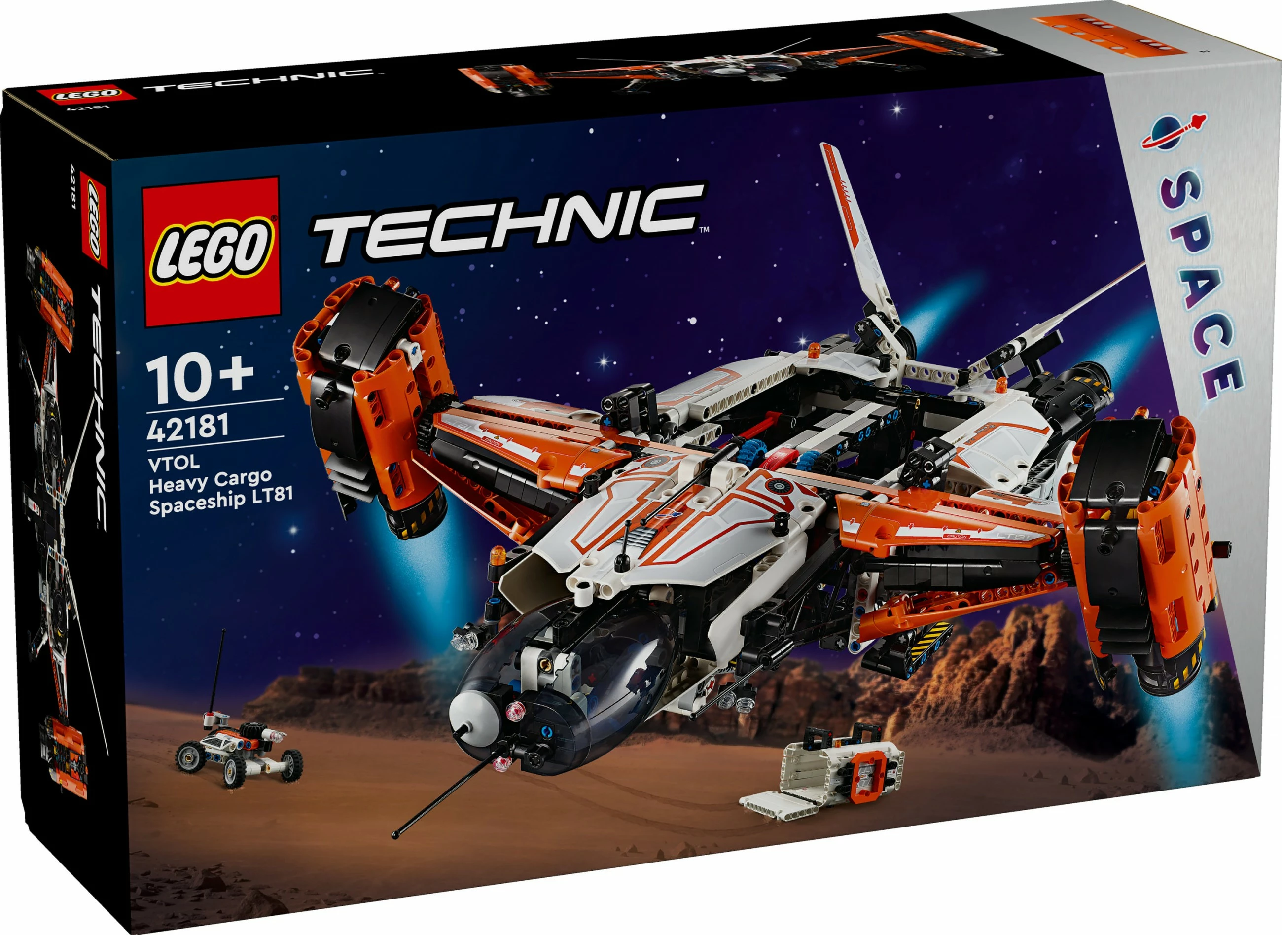 Set ndërtimi LEGO Technic 42181 VTOL Heavy Cargo Spaceship LT81, shumëngjyrësh