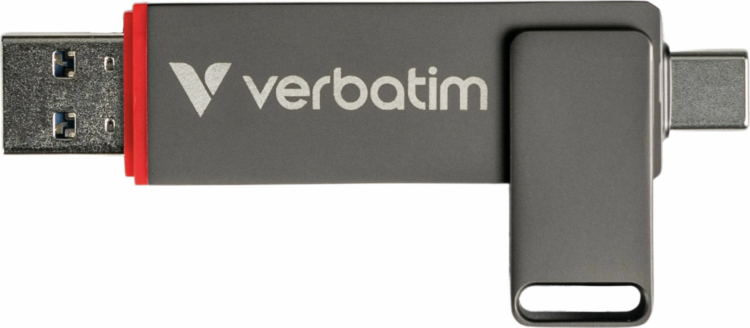 USB flash Verbatim Dual QuickStick 128GB, USB-A/USB-C, 3.2 Gen 1, gri