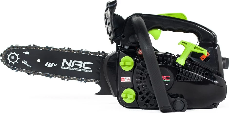 Sharrë zinxhiri me benzinë NAC CST25-25AC, 25 cm, 750 W, e zezë