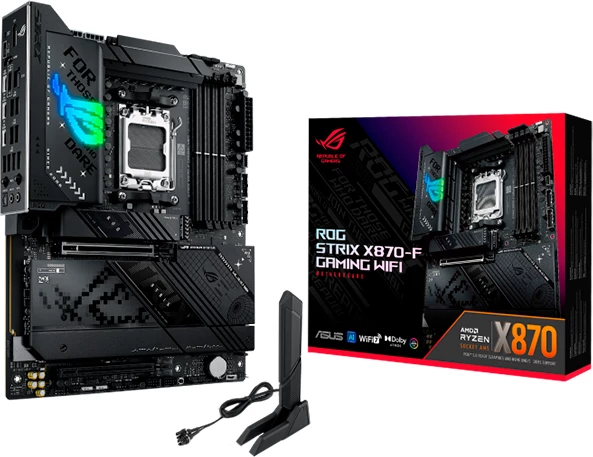 Pllakë amë ASUS ROG STRIX X870-F Gaming WiFi, ATX, AM5, DDR5
