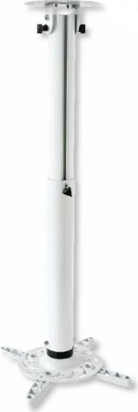 Krah projektori tavani Techly 022267, 50-77cm, 15kg, i bardhë