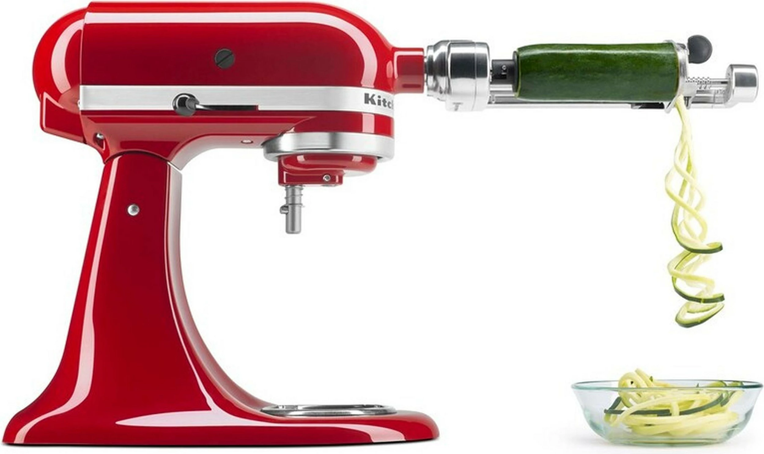 Spiralschneider KitchenAid 5KSM1APC, metal, çelik inox