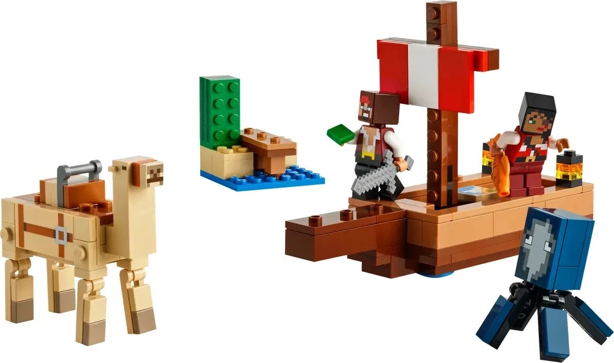 Set LEGO Minecraft 21259 The Pirate Ship Voyage, 166 pjesë