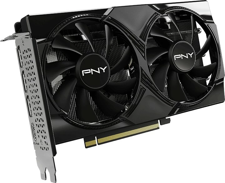 Kartelë grafike PNY RTX 5060 OC, 8GB GDDR7, dy ventilatorë, e zezë