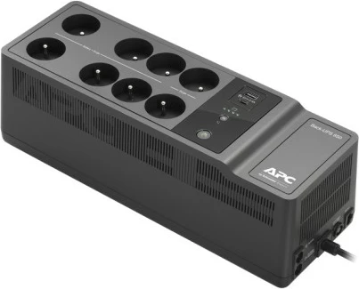 UPS APC BE850G2-FR, 850VA, 8 dalje, USB Type C dhe A, E zezë
