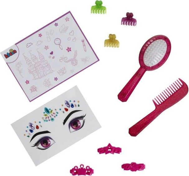 Kokë për krehje dhe grim Klein 5205 me aksesorë, për vajza