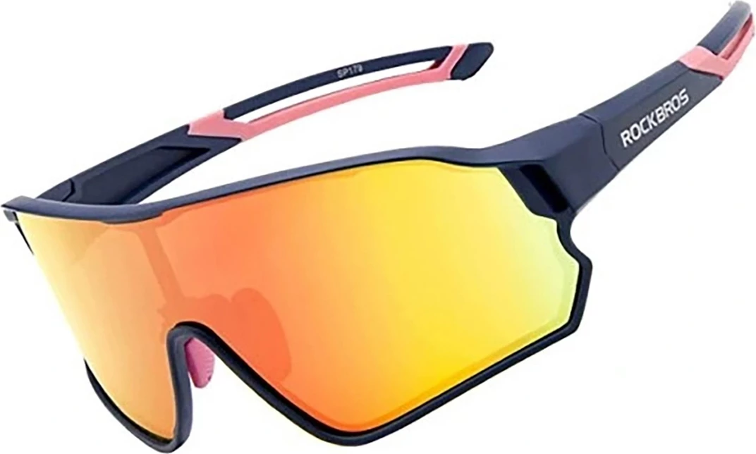 Syze sportive Rockbros 10134PL për çiklizëm, polarizuese, Blu