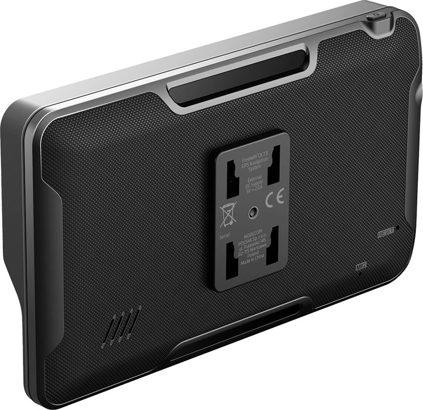 GPS navigacion për vetura MODECOM FreeWAY CX 7.3 me iGO Navigation Truck, 16 GB, E zezë