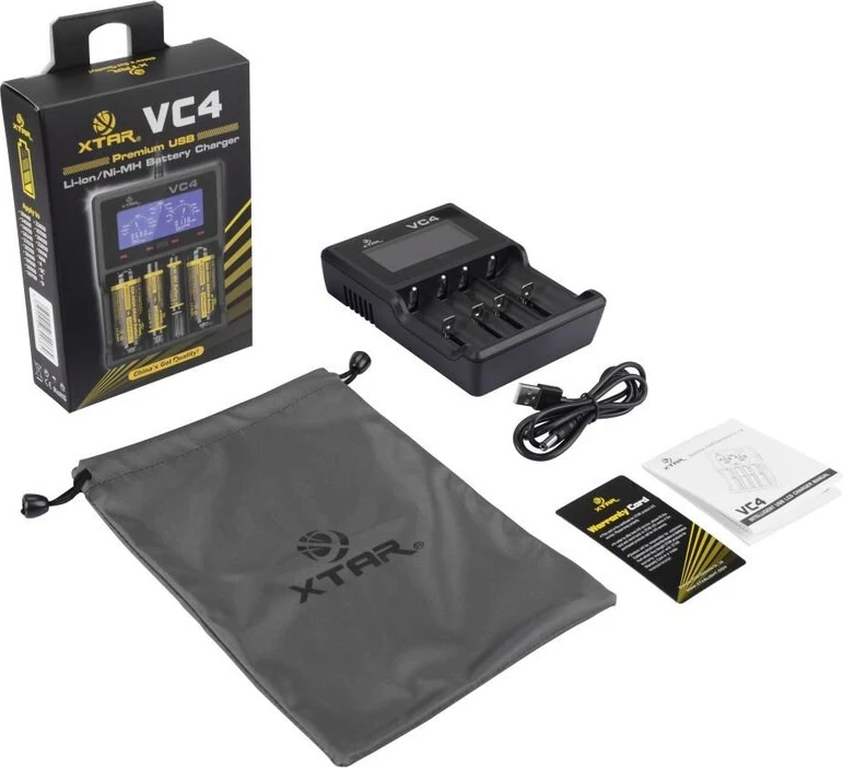 Karikues për bateri XTAR,VC4SL, 18650