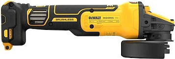 Brusilë këndore DEWALT 18V, akumulator, version bazik, verdhë/zezë