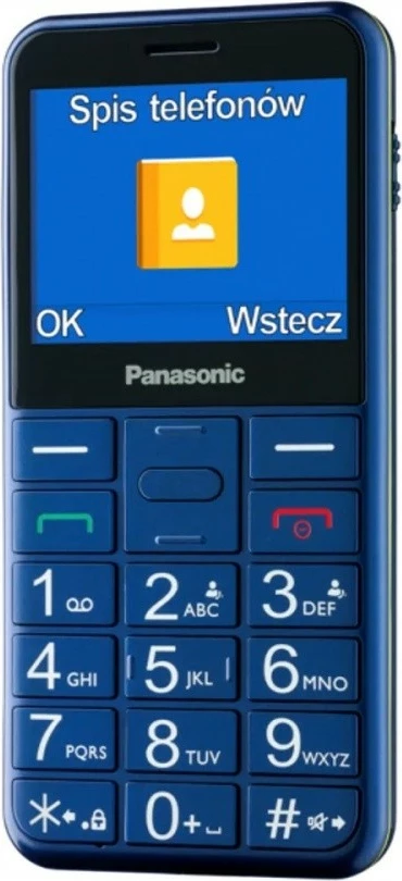Celular Panasonic KX-TU155, 2.4", Bluetooth, Blu