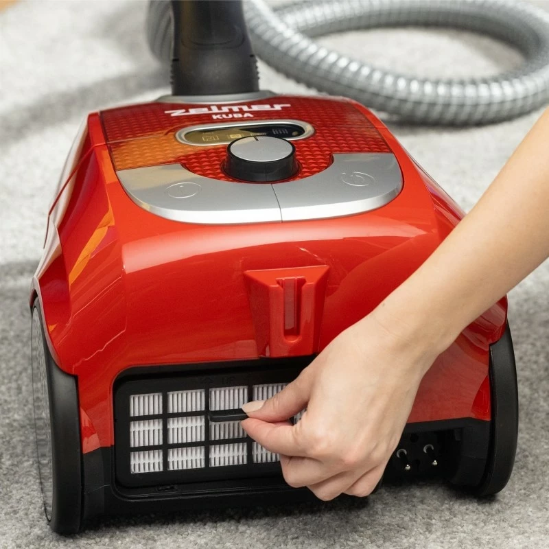 Fshesë me korrent Zelmer ZVC335 Kuba, 3L, e kuqe