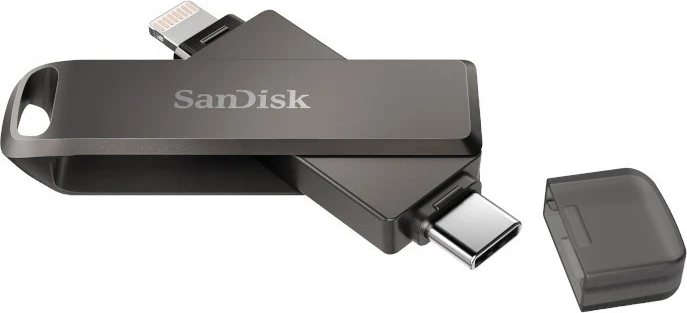 Flash Drive SanDisk iXpand, 256GB, gri
