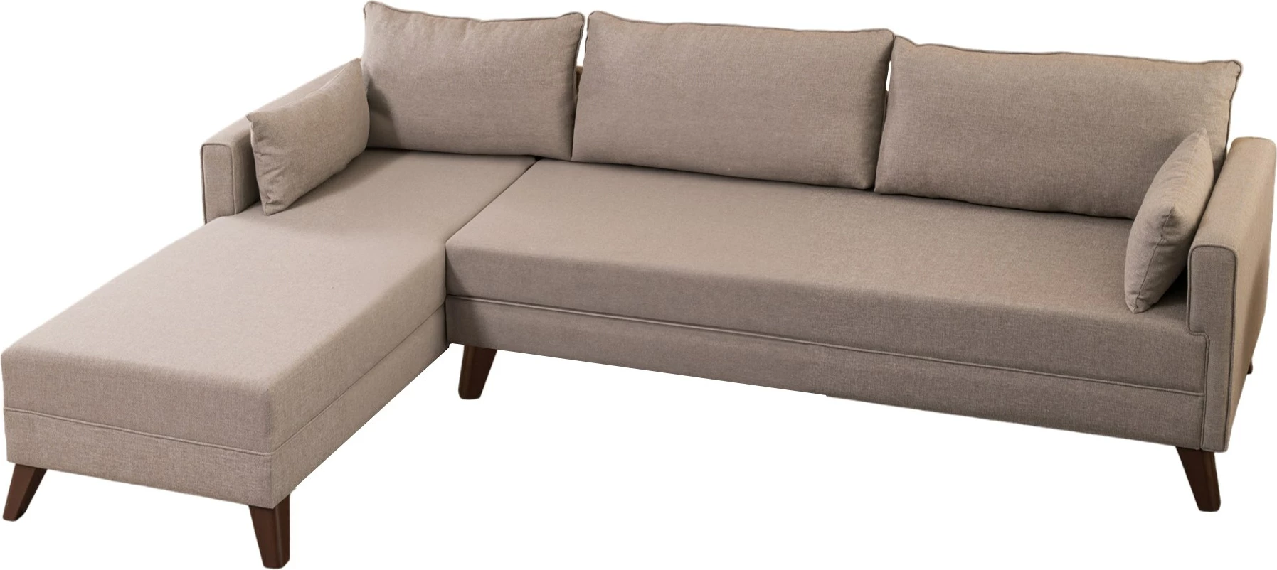 Këndare Bella, ngjyrë krem, Atelier del Sofa, kënd majtas