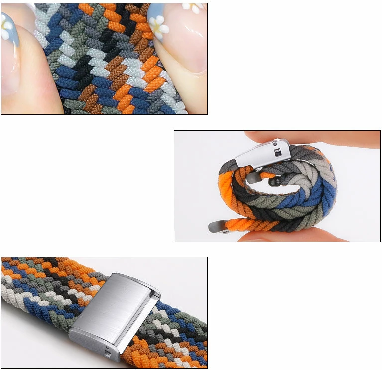 Rrip tekstili i thurur për Apple Watch Hurtel, Strap Fabric, për modele 38/40/41 mm, i gjelbër