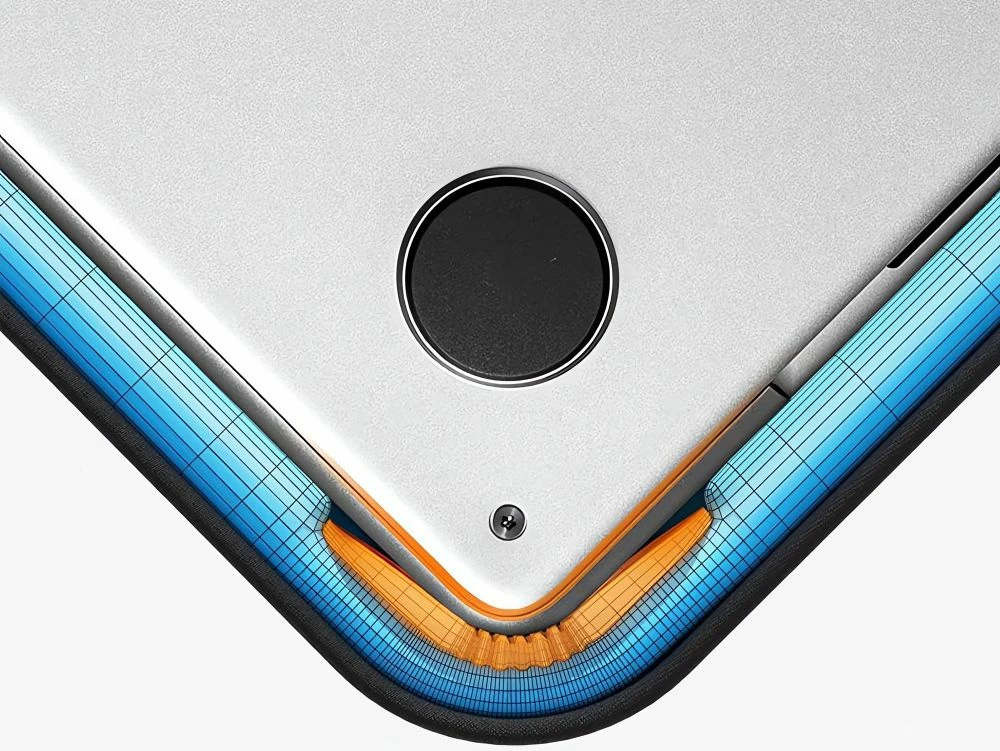 Çantë për laptop Tech-Protect Defender, 17", e zezë