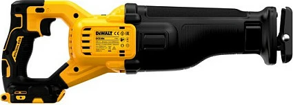 Sharrë reciproke DeWALT 18V, brushless, me bateri, zi/verdhë