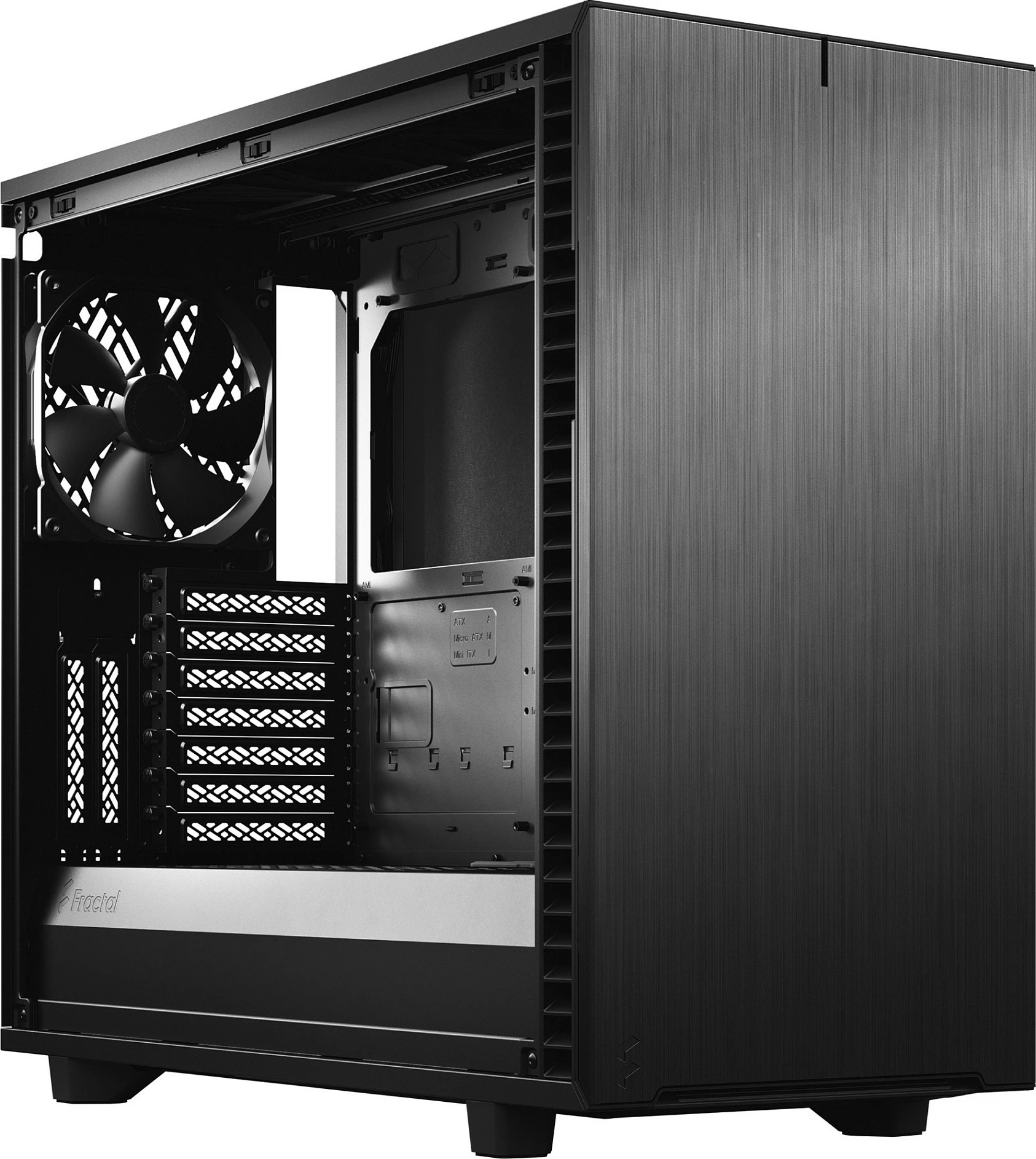 Kasë Fractal Design Define 7, Midi Tower, ATX, EATX, micro ATX, Micro-ITX, e zezë