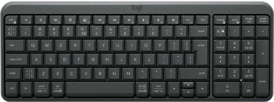 Tastierë Logitech K250 (920-013451) Wireless, US layout, grafit