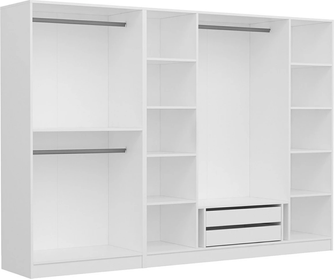 Dollap Skye Decor, i bardhë, 270x190x52cm