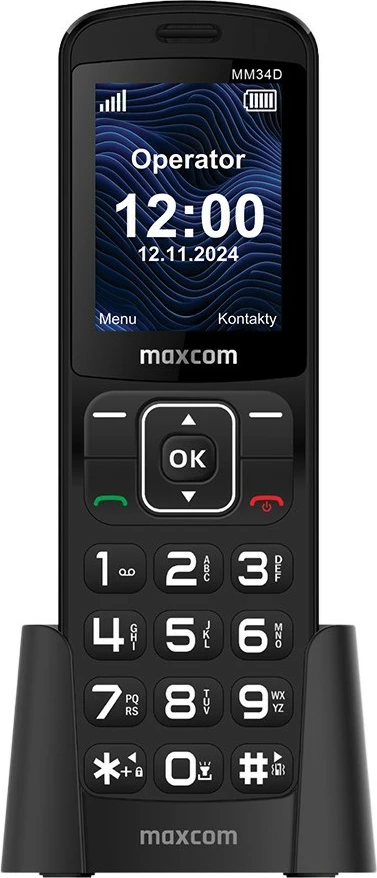 Telefon zyre Maxcom MM34D, 4G, 2.4 inç, i zi
