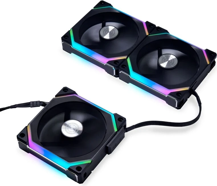 Ftohës Lian Li UNI FAN SL120 V2 ARGB, 3-pack, 120mm, i zi