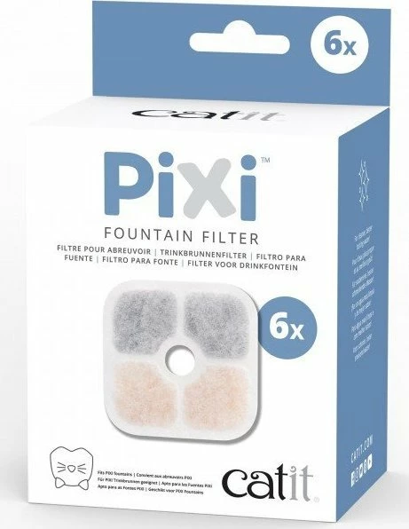 Filter Catit Pixi për fontanë uji, 6 copë