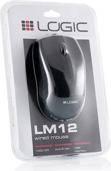 Maus optik Logic LM-12, type-A, 1000dpi, i zi 