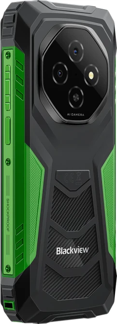 Celular rugged Blackview Fort 1 4GB RAM 128GB, ekran 6.56" 90Hz, bateri 10000mAh, jeshile