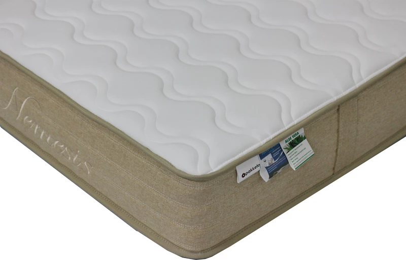 Dyshek Nemesis me susta xhepi, paketim rrotullues, dy anësor, aloe vera, 20-22cm, 90x190cm