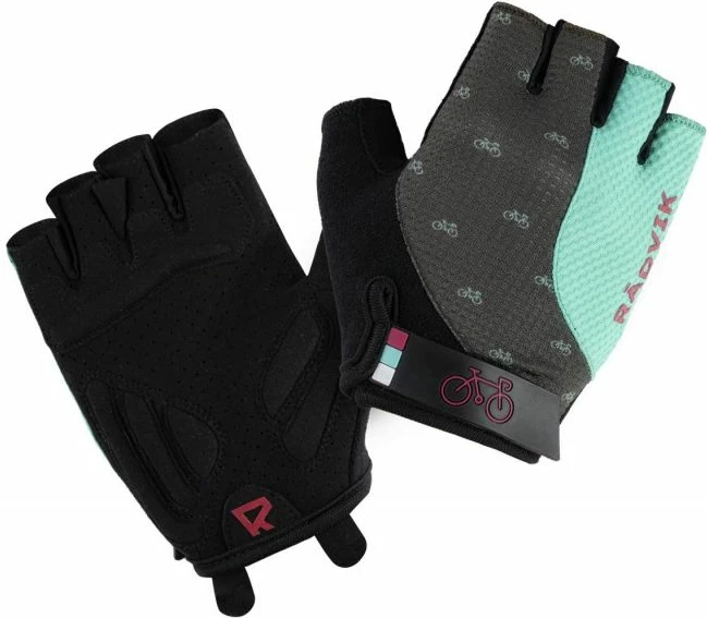 Doreza për femra Radvik për biçikletë, të zeza dhe blu