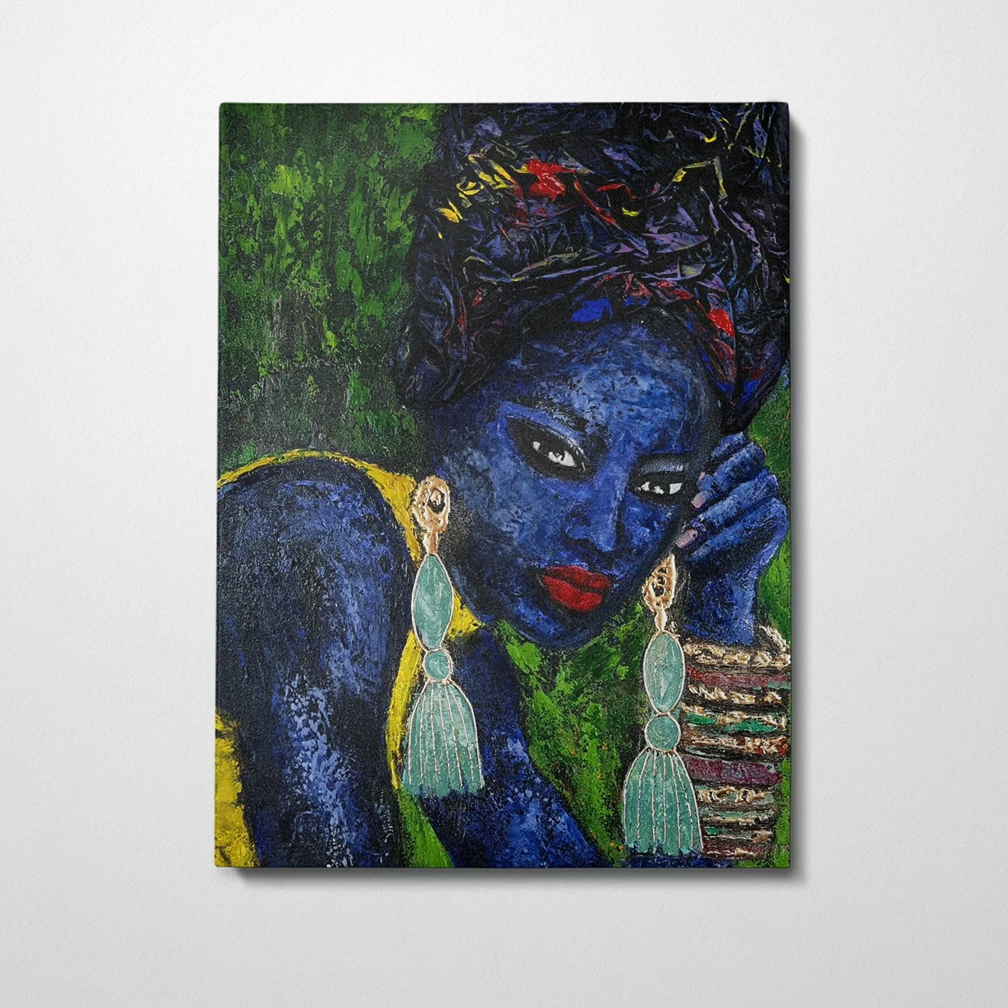 Pikturë dekorative me vaj, shumëngjyrëshe, Wallity, OPL2012638208, 100x140 cm