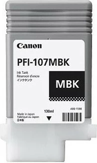 Kartuçë bojë Canon PFI-107MBK, Pigment-based, 1 copë, e zezë mat