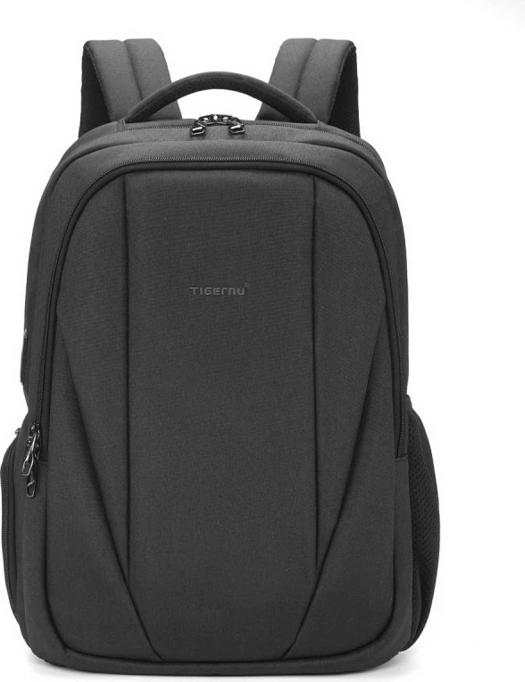 Çantë shpine për laptop Tigernu Pictor 15.6\", rezistente ndaj ujit, me port USB, e zezë/gri