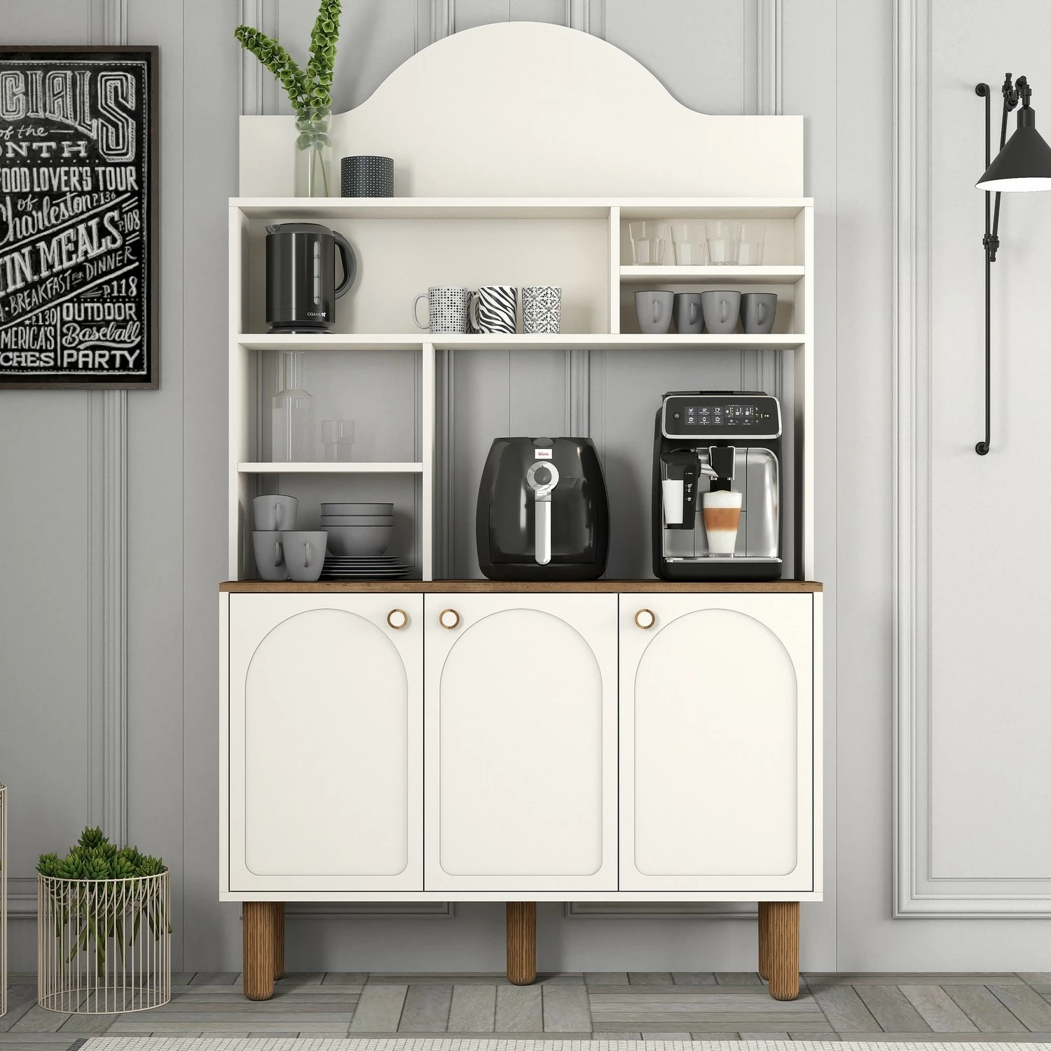 Dollap për kafe, krem, Skye Decor, Bohem 861