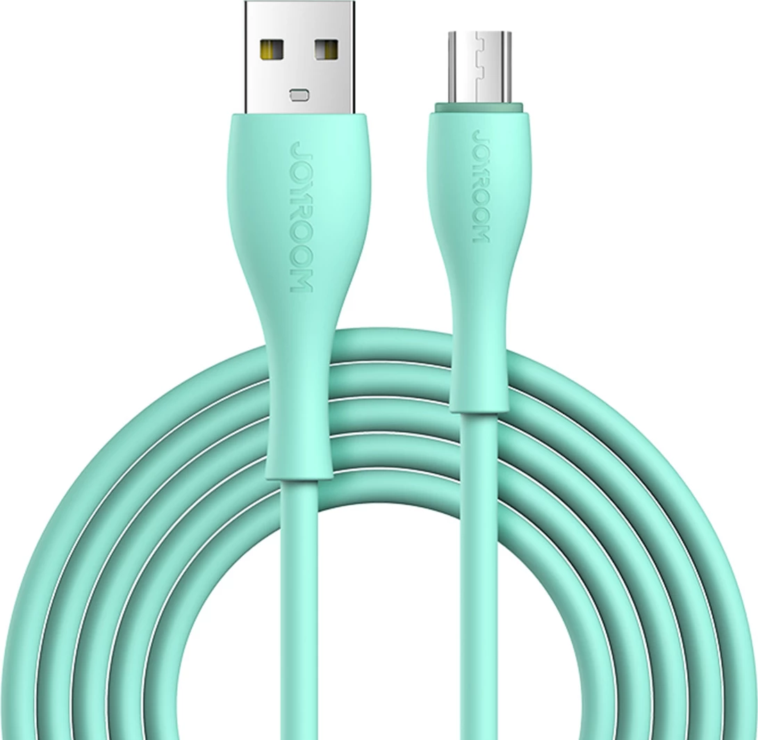 Kabllo Joyroom S-2030M8, USB-A në micro USB, 2m, 3A, e gjelbër