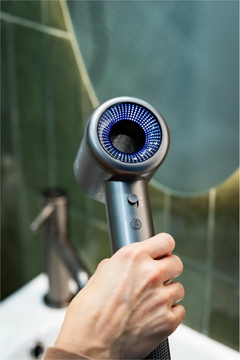 Tharëse flokësh Oromed Oro-F9 Sonic, 1600W, jonizim, argjend