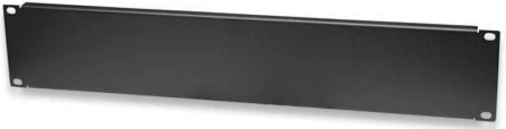 Panel mbulues Techly 302013 2U për raft, 19 inç, metalik, i zi