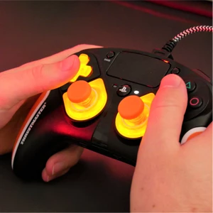 Set modulash për kontrollor Thrustmaster ESWAP X LED Orange Crystal Pack, 7 module + 2 kapakë mini-stick, Version WW, portokalli