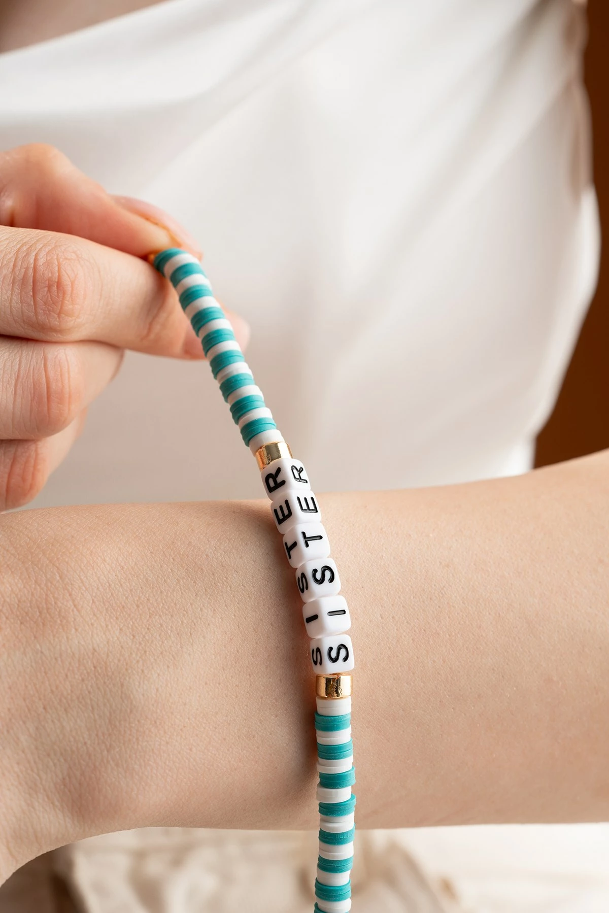 Byzylyk motrash, ngjyrë e gjelbër dhe e bardhë, Jumeon, B236610