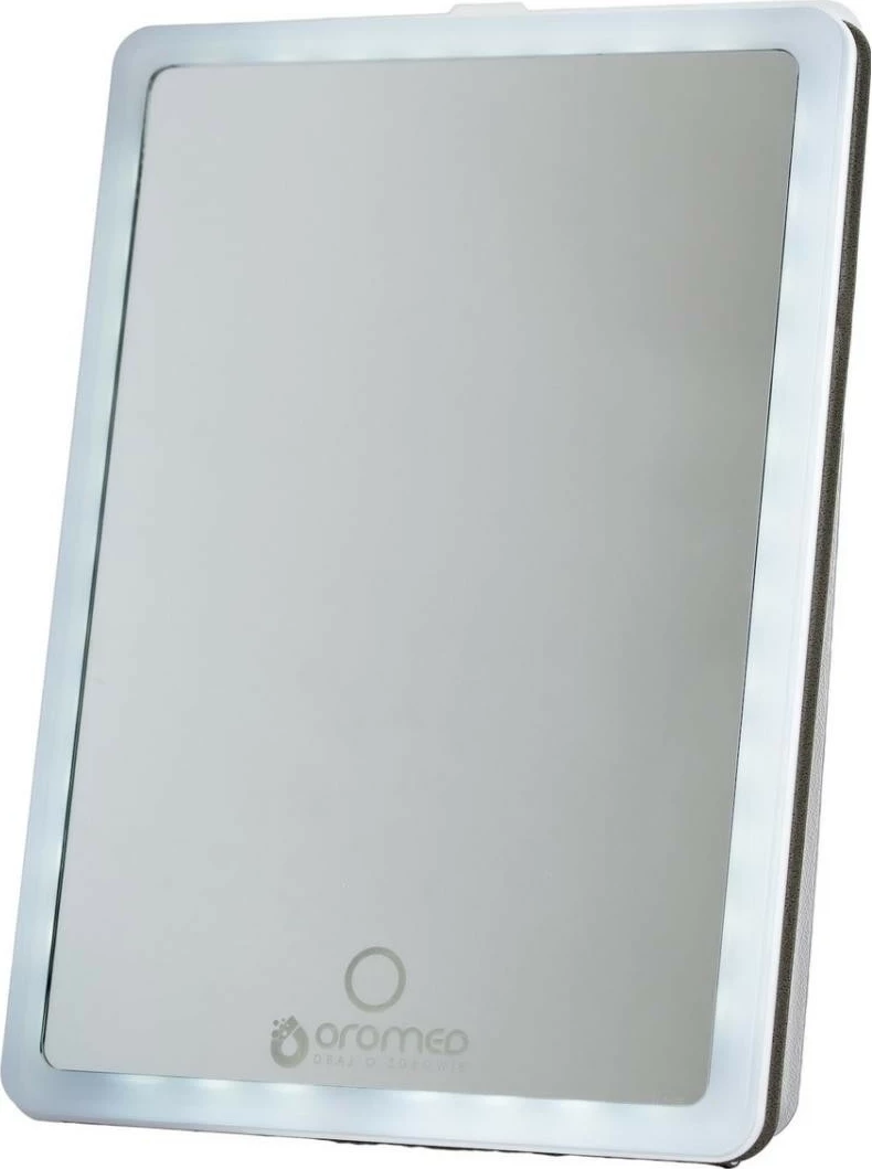 Pasqyrë Oromed Gold-Mirror Led x, zmadhim 2x, ndriçim LED, e bardhë