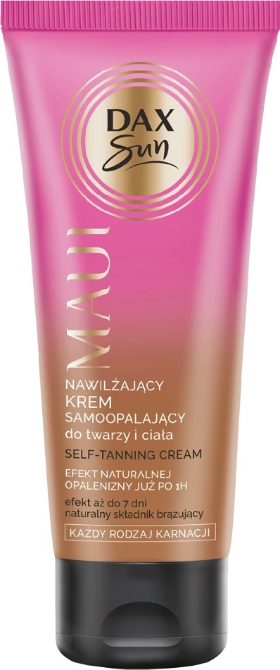 Krem vetë-bronzues dhe hidratues për femra Dax Sun Maui, 75ml