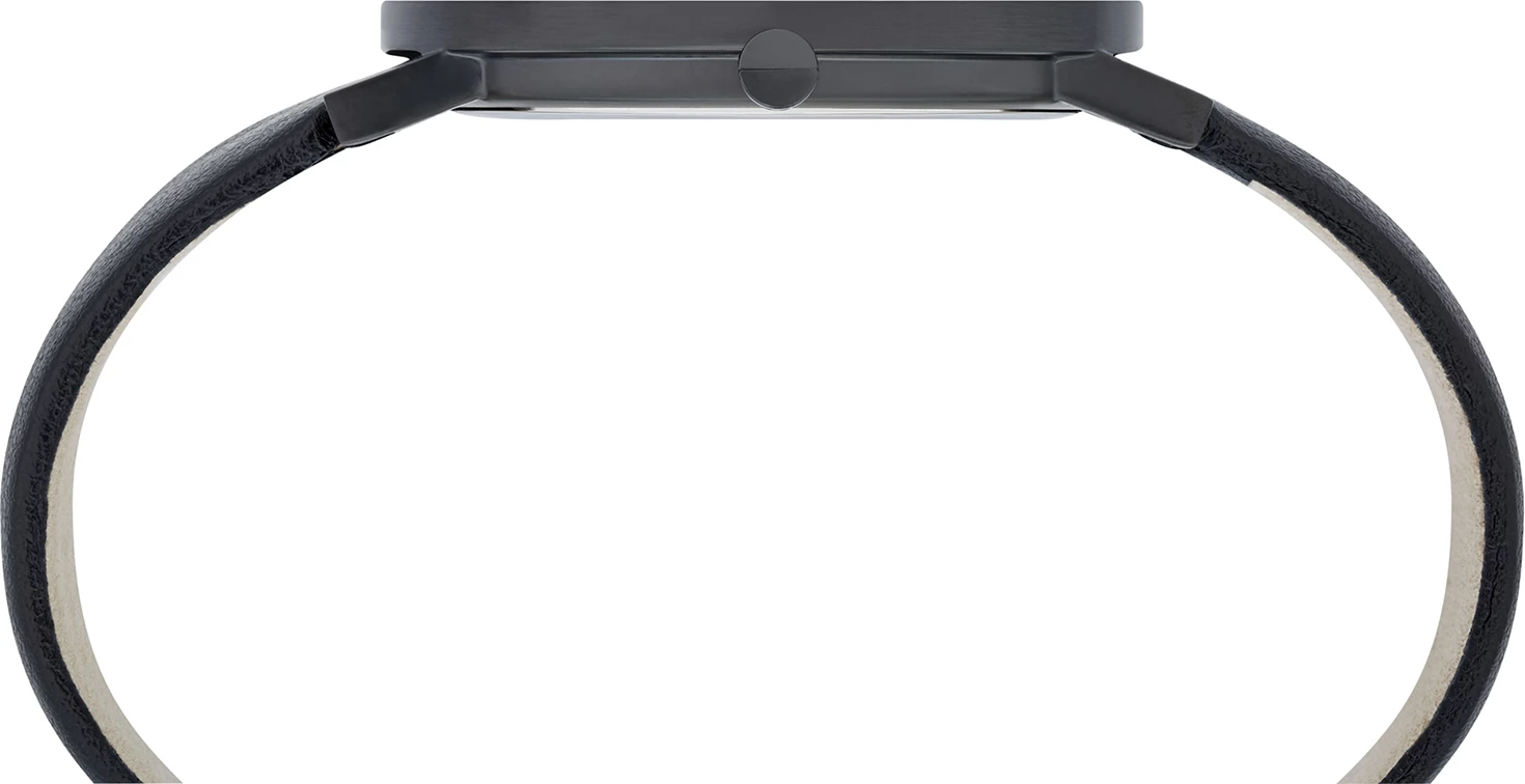 Orë dore për femra Pierre Cardin, 39 mm, e zezë