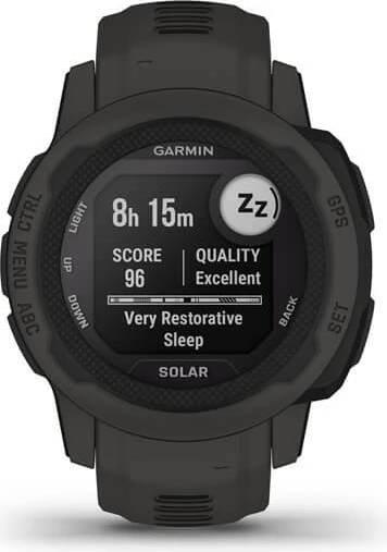 Smartwatch Garmin Instinct 2S Solar, GPS, 43 g, Graphite