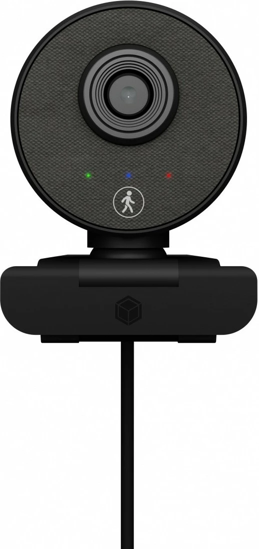 Webcam IcyBox IB-CAM501-HD, Full HD 1080p, mikrofon i integrum, autofokus, kënd i gjerë, e zezë