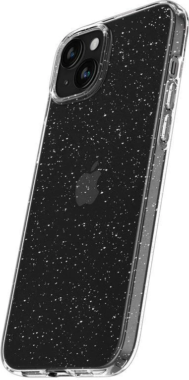Mbështjellës Spigen Liquid Crystal Glitter për iPhone 15 Plus, Transparent me shkëlqim