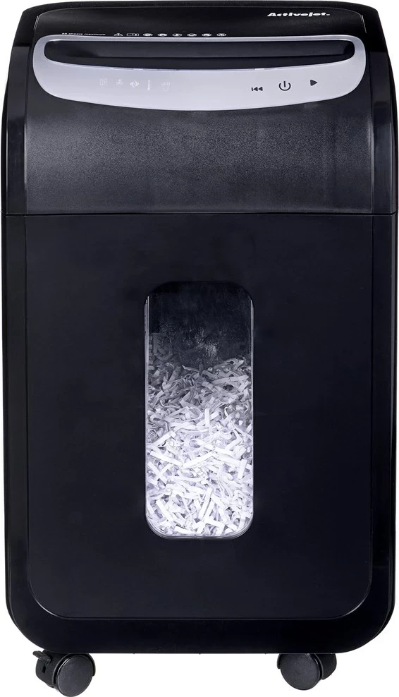 Activejet ASH-2502C Shredder for documents, black color