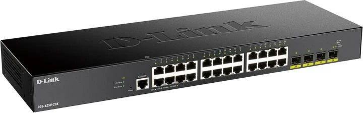 Switch, D-Link, DGS-1250-28X E, 24 porte, 1 Gbps