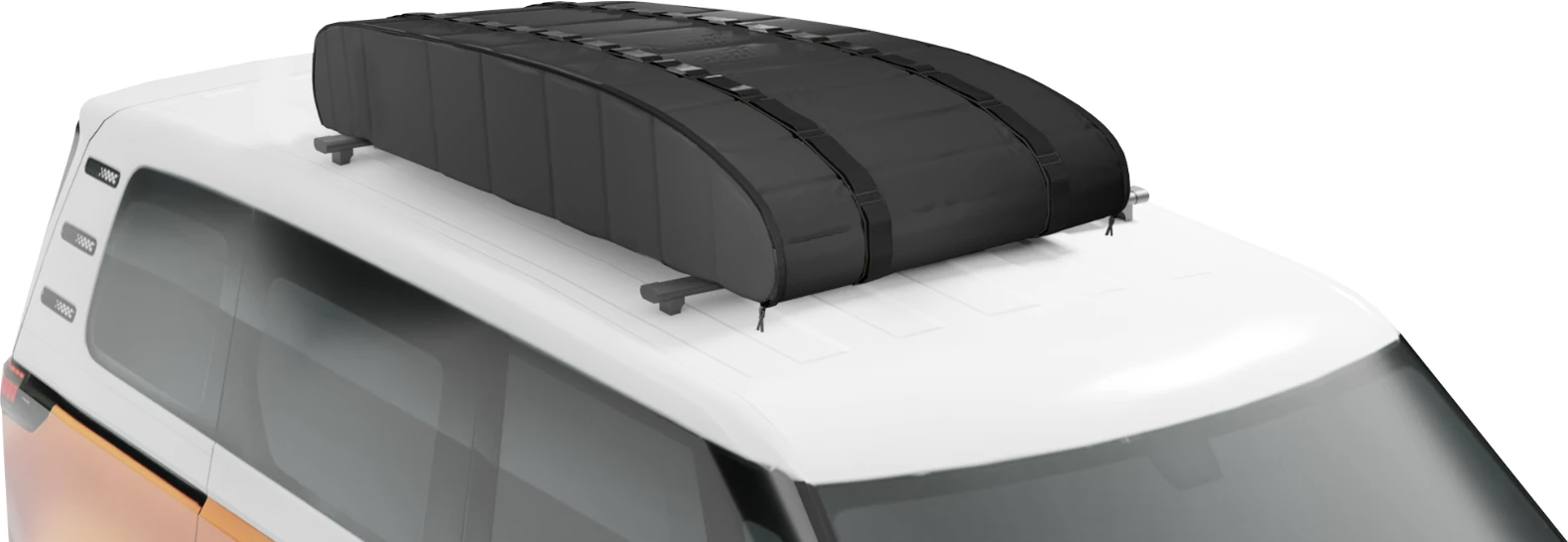 Kuti bagazhi për tavan makine Werollit Foldable Roof Box 520L, 520 L, e palosshme, ngarkesë max 75 kg, e zezë, me set montimi