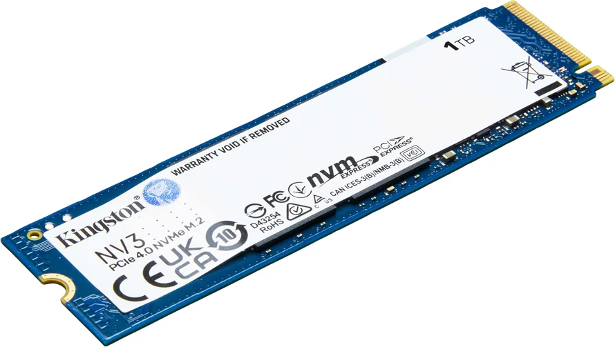 SSD Kingston NV3 1TB M.2 2280 PCIe 4.0 NVMe (6000/4000MB/s)